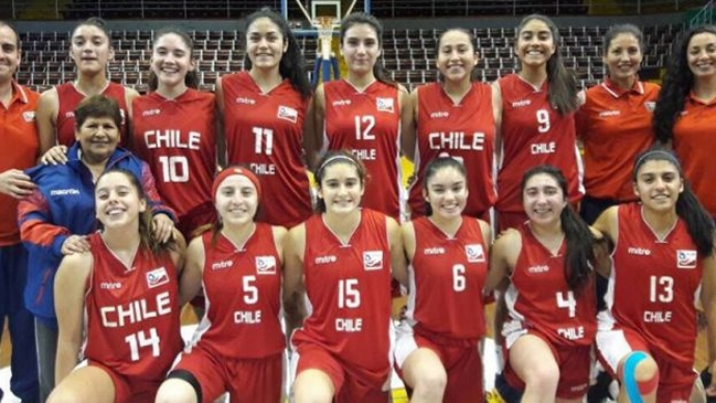 Chile perdió ante Colombia en las semifinales del Sudamericano U17 de baloncesto femenino