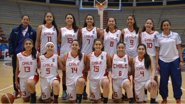 Chile clasificó al Campeonato Sub 18 Femenino de las Américas de baloncesto