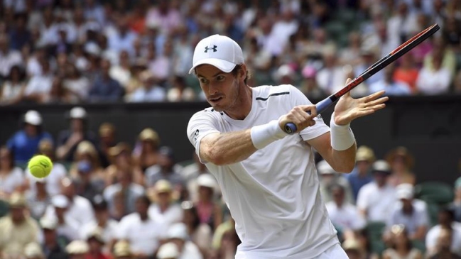Andy Murray entró a cuartos de final en Wimbledon por décima vez