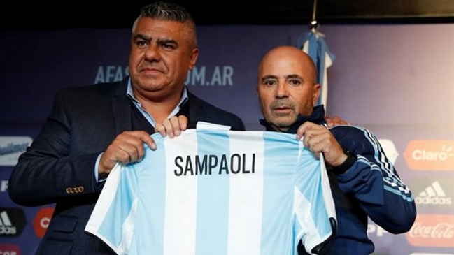 La confianza de Claudio Tapia en Sampaoli: Tenemos al mejor técnico del mundo