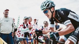 Ciclista polaco mostró el impresionante estado de sus piernas tras 16 etapas del Tour