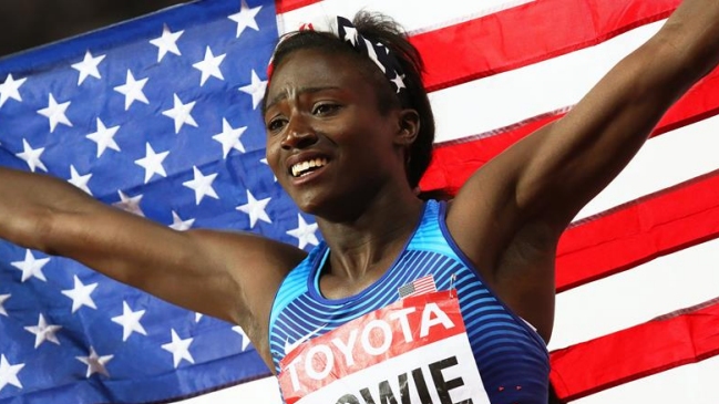 Estadounidense Tori Bowie se adueñó de los 100 metros planos femeninos
