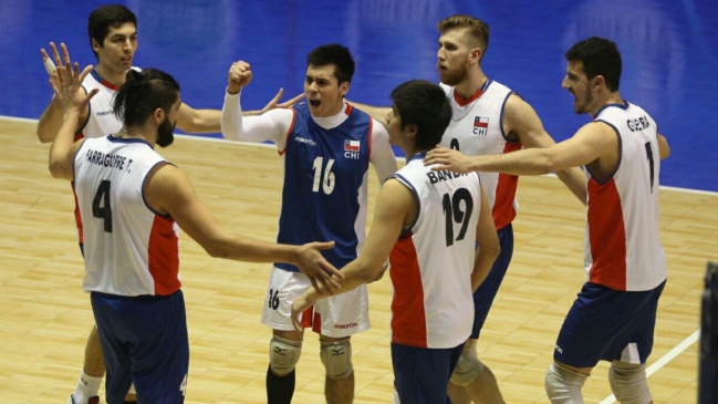 Chile derribó a Uruguay y aseguró un cupo en semifinales del Sudamericano de Voleibol
