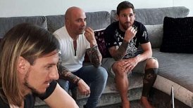 Jorge Sampaoli y Sebastián Beccacece se reunieron con Lionel Messi