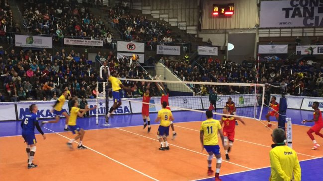 Brasil y Venezuela avanzaron en el Grupo A del Sudamericano de vóleibol masculino