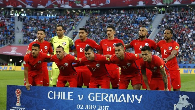 Chile se mantiene en el top ten en la clasificación de la FIFA