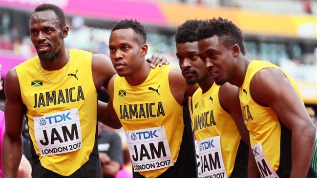 Jamaica pasó a la final de relevos en la penúltima carrera de Usain Bolt
