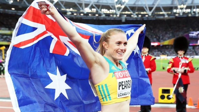 La australiana Sally Pearson renació en Londres y ganó los 110 metros vallas del Mundial de Atletismo