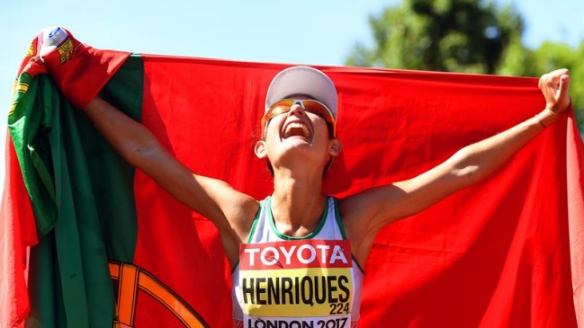 Portuguesa Inés Henriques ganó la marcha femenina de 50 KM con nuevo récord mundial