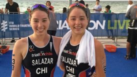 Triatlón: Hermanas Salazar destacaron en Copa del Mundo de Yucatán