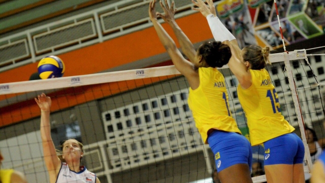 Chile se inclinó ante Brasil en el Sudamericano femenino de voleibol