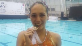 La chilena Isidora Letelier ganó medalla de oro en el Panamericano de nado sincronizado