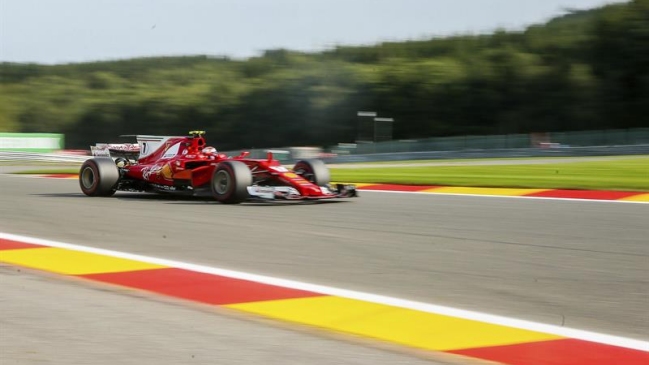 Raikkonen marcó el mejor tiempo en el primer entrenamiento libre en Spa-Francorchamps