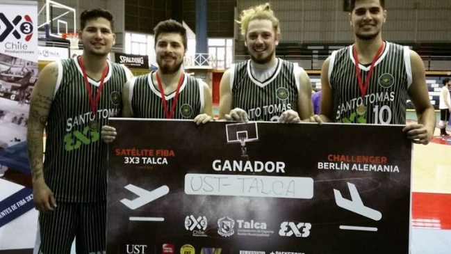 UST Talca se coronó campeón del Torneo Satélite FIBA 3x3 de baloncesto
