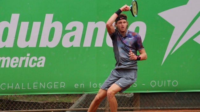 Nicolás Jarry dio otro paso firme y avanzó a cuartos de final del Challenger de Quito