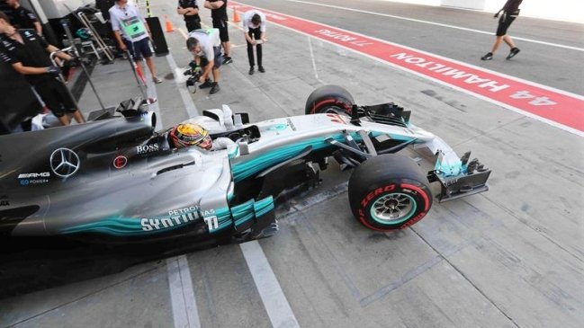 Lewis Hamilton dominó la primera tanda de prácticas en Monza