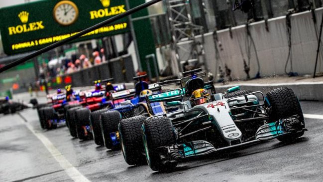 La grilla de largada del Gran Premio de Italia de Fórmula 1 2017