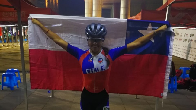 Chilena Javiera Vargas logró medalla de bronce en patín carrera de los World Roller Games