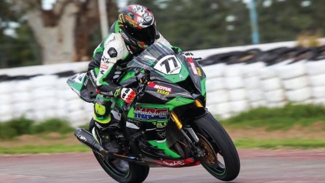 Martin Scheib fue sexto en una nueva jornada del Superbike argentino