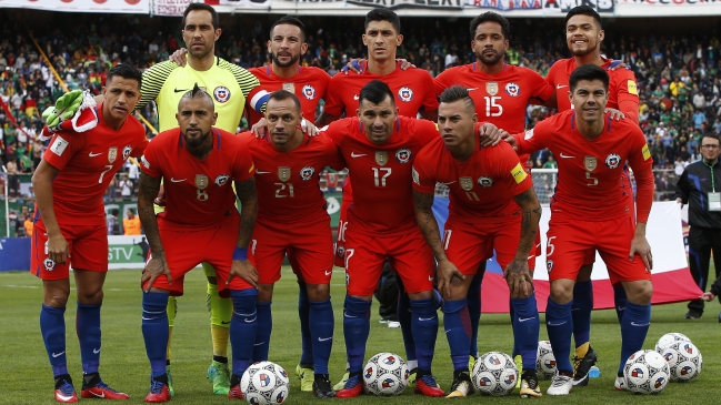 La selección chilena bajó al noveno lugar en el ránking mundial de la FIFA