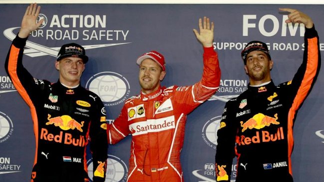 Sebastian Vettel se quedó con la pole position en el Gran Premio de Singapur de Fórmula 1