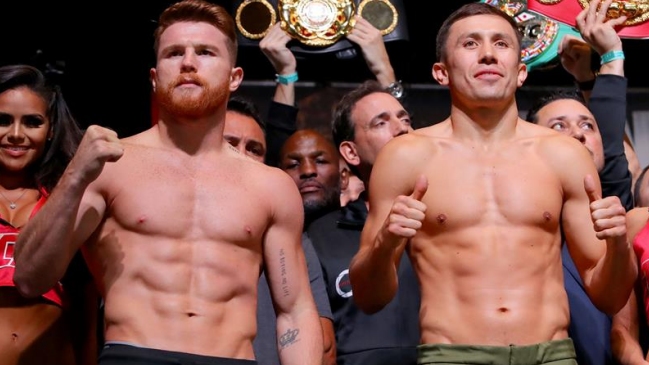 Saúl Alvarez y Gennady Golovkin animan la "pelea del año" en Las Vegas