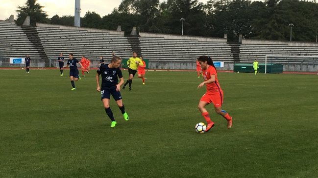 La selección chilena femenina empató con París FC en su preparación para la Copa América 2018