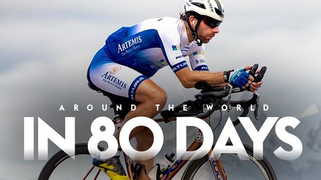 Un ciclista británico dio la vuelta al mundo en 78 días y estableció un nuevo récord