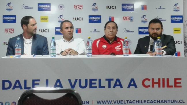 Miguel Droguett y Fernando Vera encabezaron el lanzamiento de la Vuelta a Chile