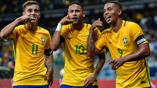 Coutinho, Neymar y Gabriel Jesús comandan el ataque de Brasil para visitar a Bolivia