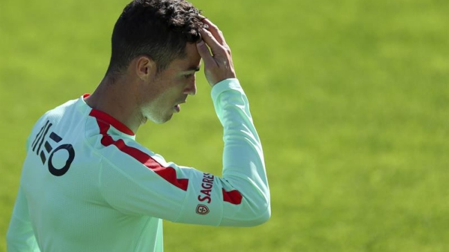 Cristiano Ronaldo entrenó por separado para el choque de Portugal contra Andorra