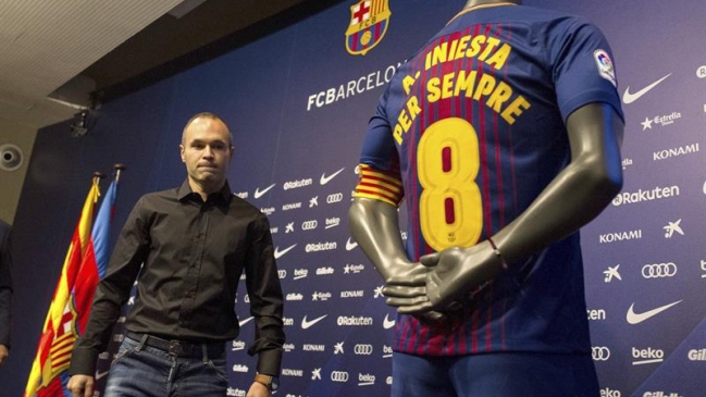 Andrés Iniesta renovó "de por vida" con FC Barcelona