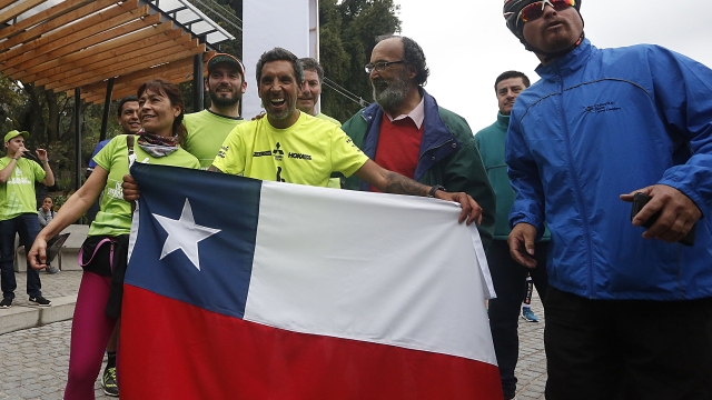 Matías Anguita completó el desafío "Superando Fronteras" entre Brasil y Chile