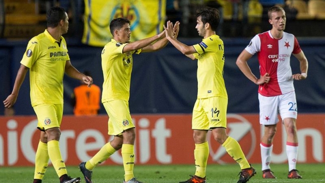 Villareal rescató un empate ante Slavia Praga y encendió el Grupo A de la Europa League