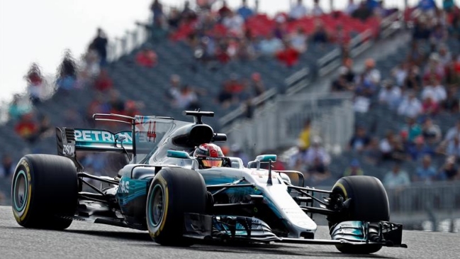 Lewis Hamilton dominó los entrenamientos libres del Gran Premio de Estados Unidos