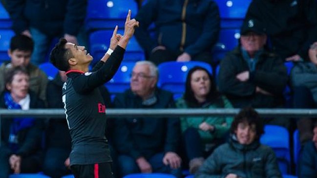 Alexis Sánchez regresó a la titularidad y comandó la goleada de Arsenal sobre Everton