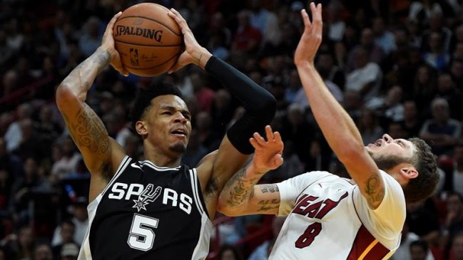 San Antonio Spurs mantuvo su invicto tras vencer a Miami Heat en la NBA