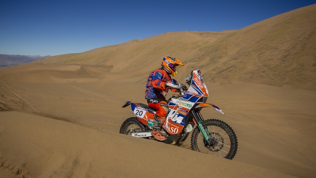 Tomás de Gavardo marcha tercero en el Rally Cross Country Baja Atacama