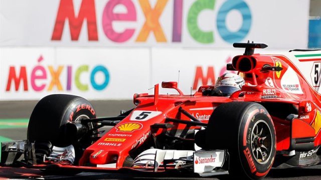 La grilla de salida en el Gran Premio de México