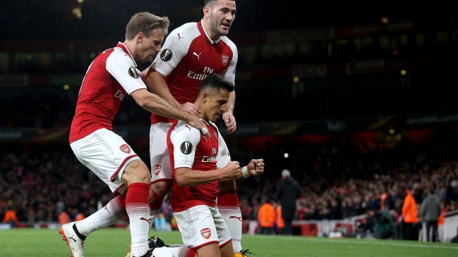 Agenda de Europa League: Alexis y Arsenal juegan en Londres la cuarta fecha de la fase grupal