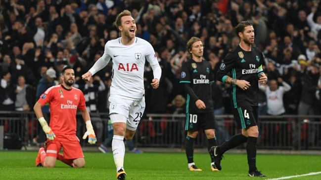 Tottenham venció por primera vez a Real Madrid y clasificó a octavos de final en la Champions