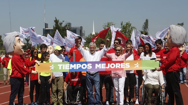 Sebastián Piñera presentó sus propuestas en deportes