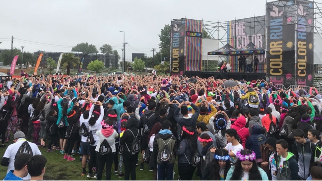 Concepción recibió última fecha de la gira The Color Run 2017