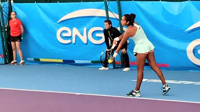 Daniela Seguel cayó en la primera ronda del WTA de Limoges en Francia