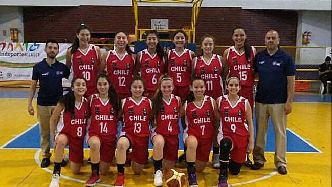 Chile sumó su segunda victoria en el Sudamericano sub 14 femenino de baloncesto