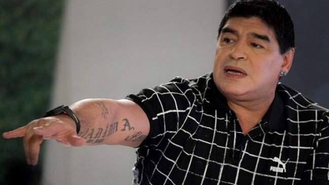 Maradona compartió con jóvenes en Venezuela y se declaró otra vez "soldado de Maduro"