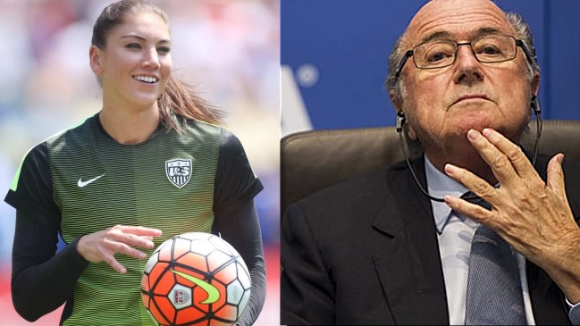 Destacada futbolista estadounidense acusó a Josepp Blatter de acoso sexual