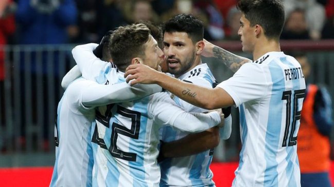 Agüero respondió a Sampaoli y permitió que Argentina derrotara a Rusia en un amistoso