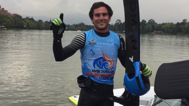 Emile Ritter entregó medalla de oro a Chile en el esquí náutico de los Juegos Bolivarianos