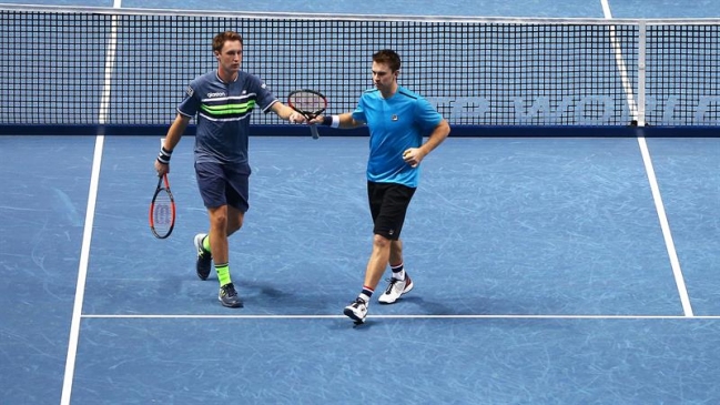 Kontinen y Peers se quedaron con el segundo boleto a la final de dobles en el Masters de Londres
